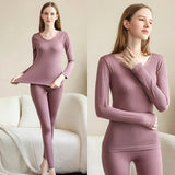 Ladies Long Johns Cotton Thermal Underwear Women Warm & Cozy Long Sleeve Vest