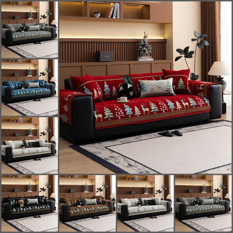 Sofa Protection Anit Slip Covers Christmas Xmas Designs Pets Dog Friendly