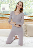 Ladies Long Johns Cotton Thermal Underwear Women Warm & Cozy Long Sleeve Vest