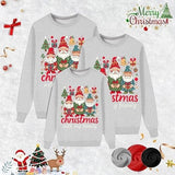 Grey Xmas Jumper Christmas with My Family Sweatshirts for Men's Women's & Kids