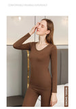 Ladies Long Johns Cotton Thermal Underwear Women Warm & Cozy Long Sleeve Vest