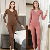 Ladies Long Johns Cotton Thermal Underwear Women Warm & Cozy Long Sleeve Vest