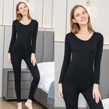 Ladies Long Johns Cotton Thermal Underwear Women Warm & Cozy Long Sleeve Vest