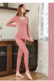 Ladies Long Johns Cotton Thermal Underwear Women Warm & Cozy Long Sleeve Vest